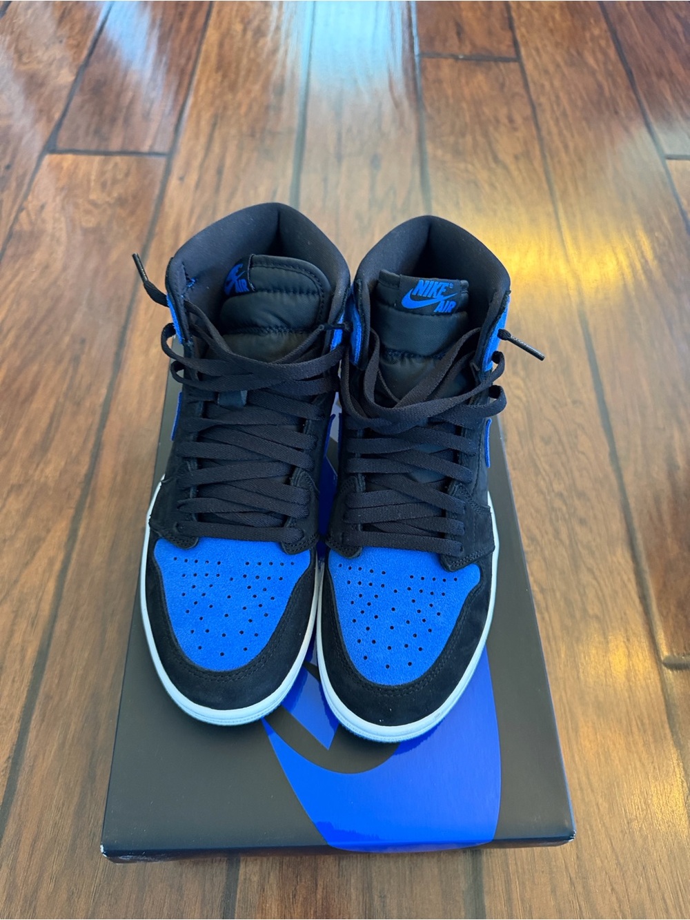 Jordan Air OG High in Black and Royal Blue